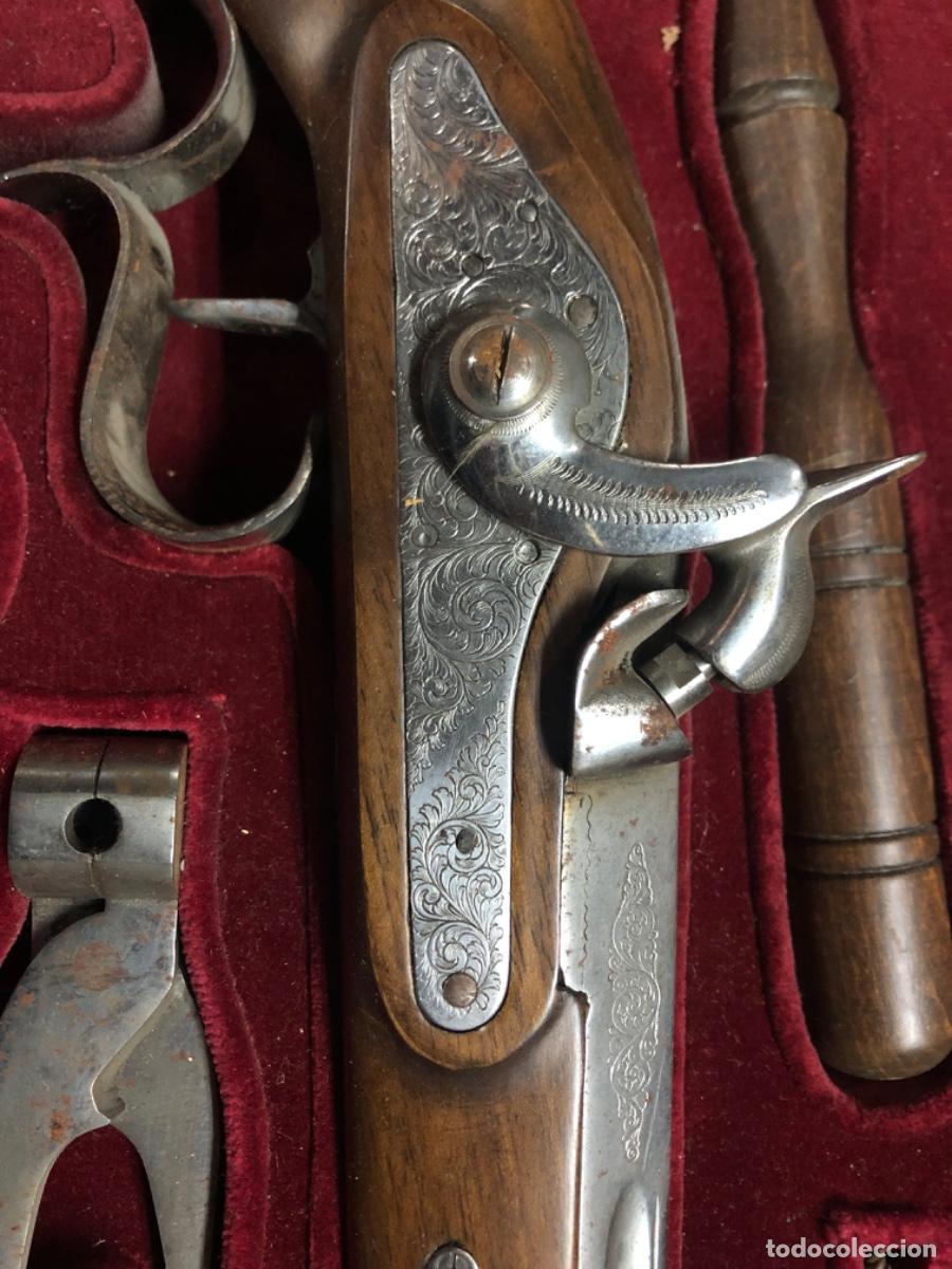 Militaria: Pistolas de duelo en estuche - Foto 2