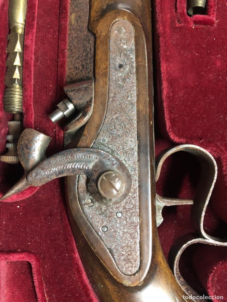Militaria: Pistolas de duelo en estuche - Foto 3