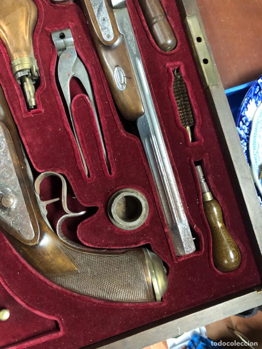 Militaria: Pistolas de duelo en estuche - Foto 4