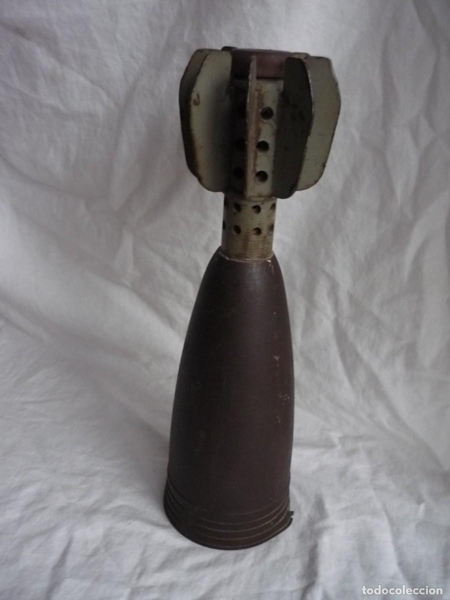 Militaria: Parte trasera de bomba de hierro inerte - Foto 5
