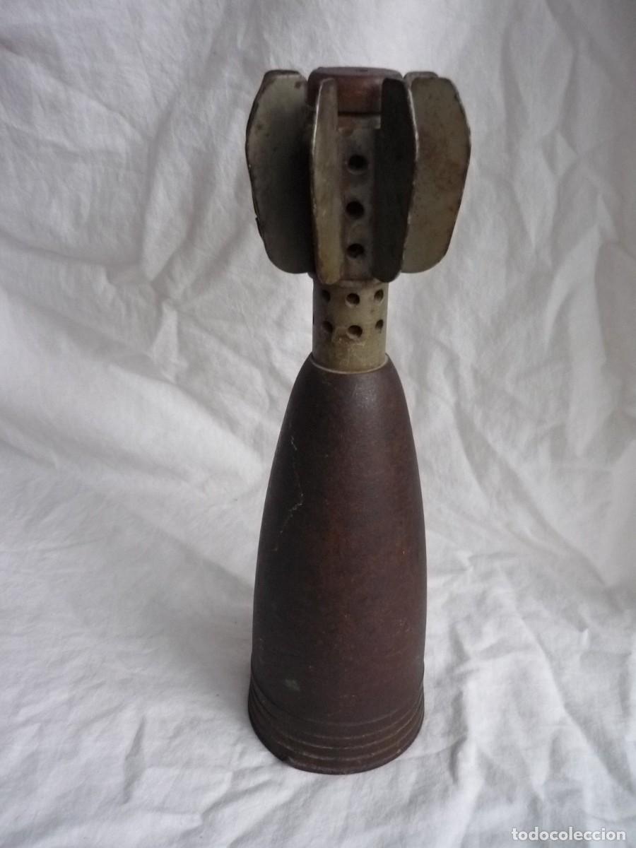 Militaria: Parte trasera de bomba de hierro inerte - Foto 7