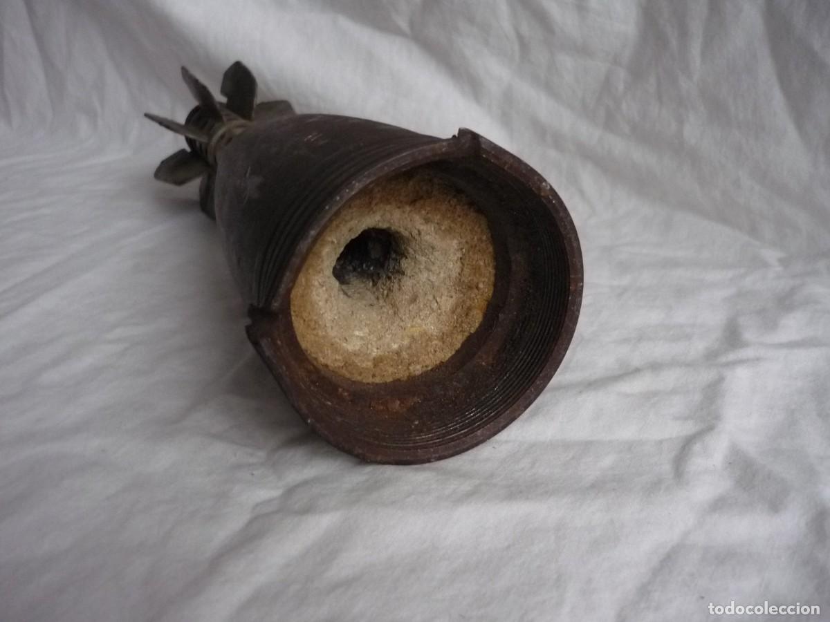 Militaria: Parte trasera de bomba de hierro inerte - Foto 9