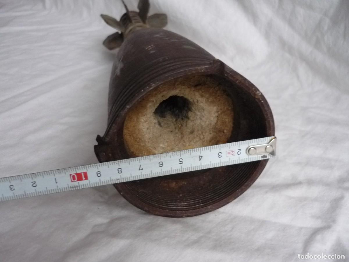 Militaria: Parte trasera de bomba de hierro inerte - Foto 10