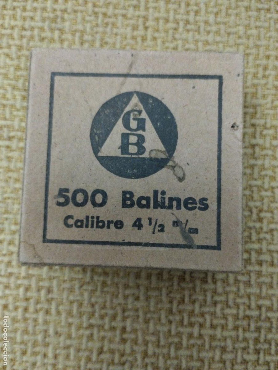 Militaria: Caja balines antigua - Foto 3