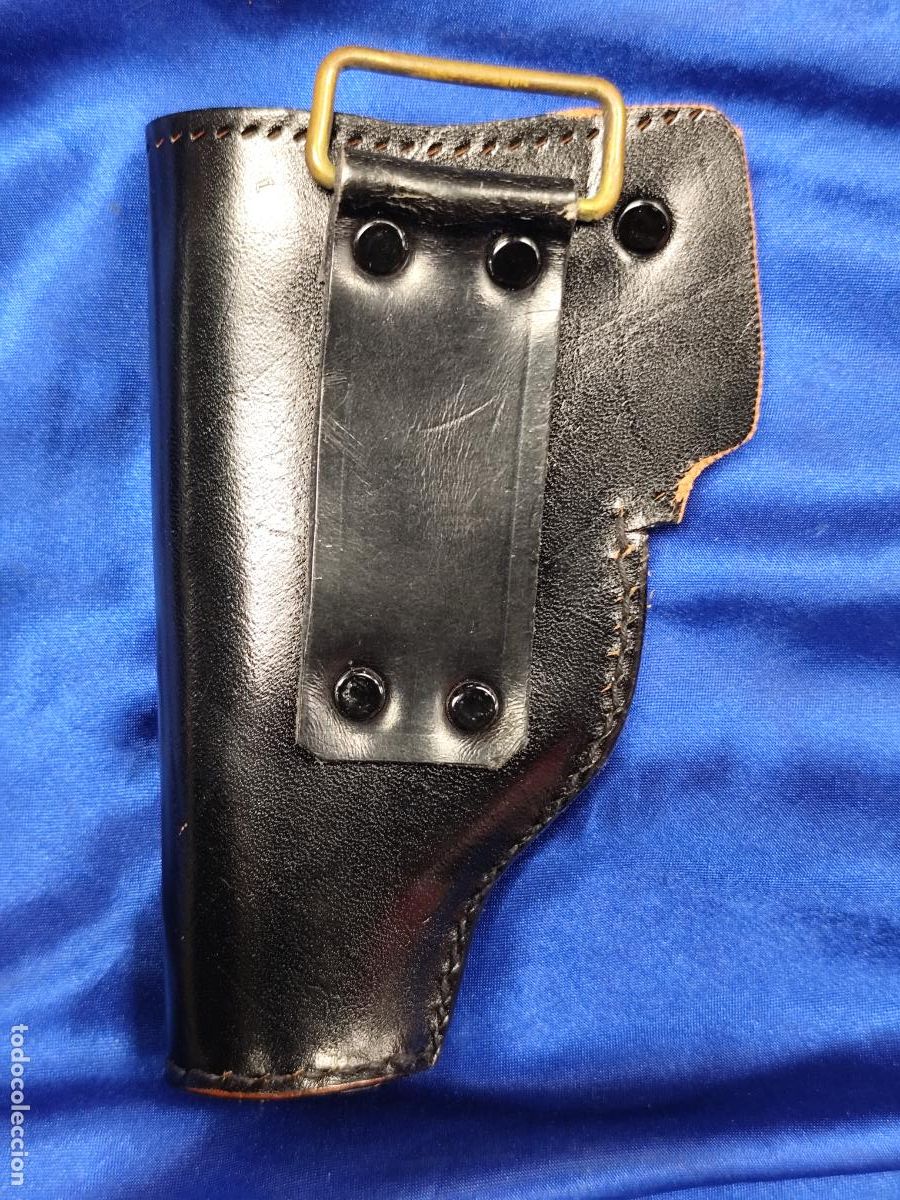 Militaria: FUNDA PISTOLA EN PIEL - Foto 2