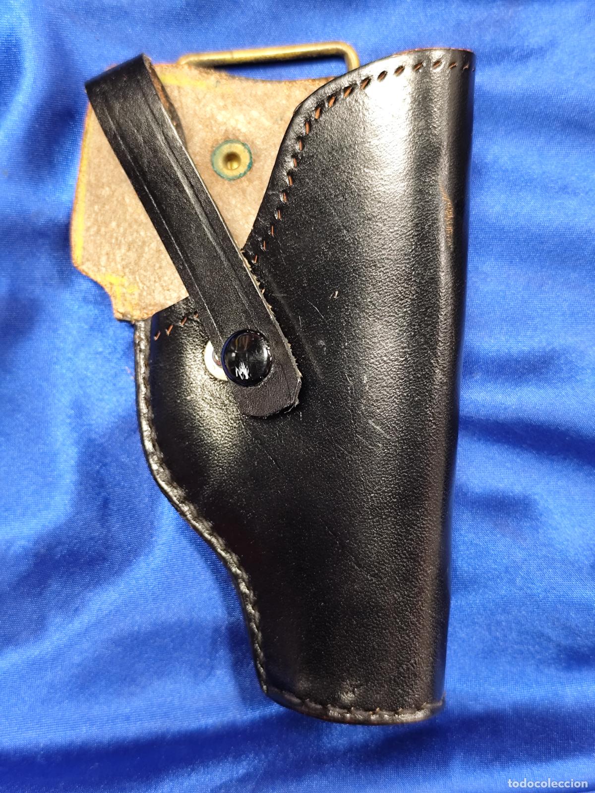 Militaria: FUNDA PISTOLA EN PIEL - Foto 1