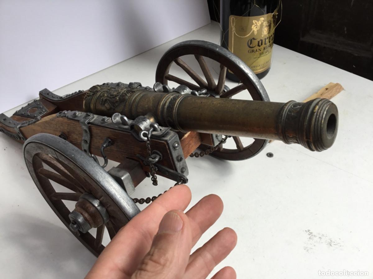Militaria: Ca&ntilde;on bronce y madera luis XIV - Foto 7