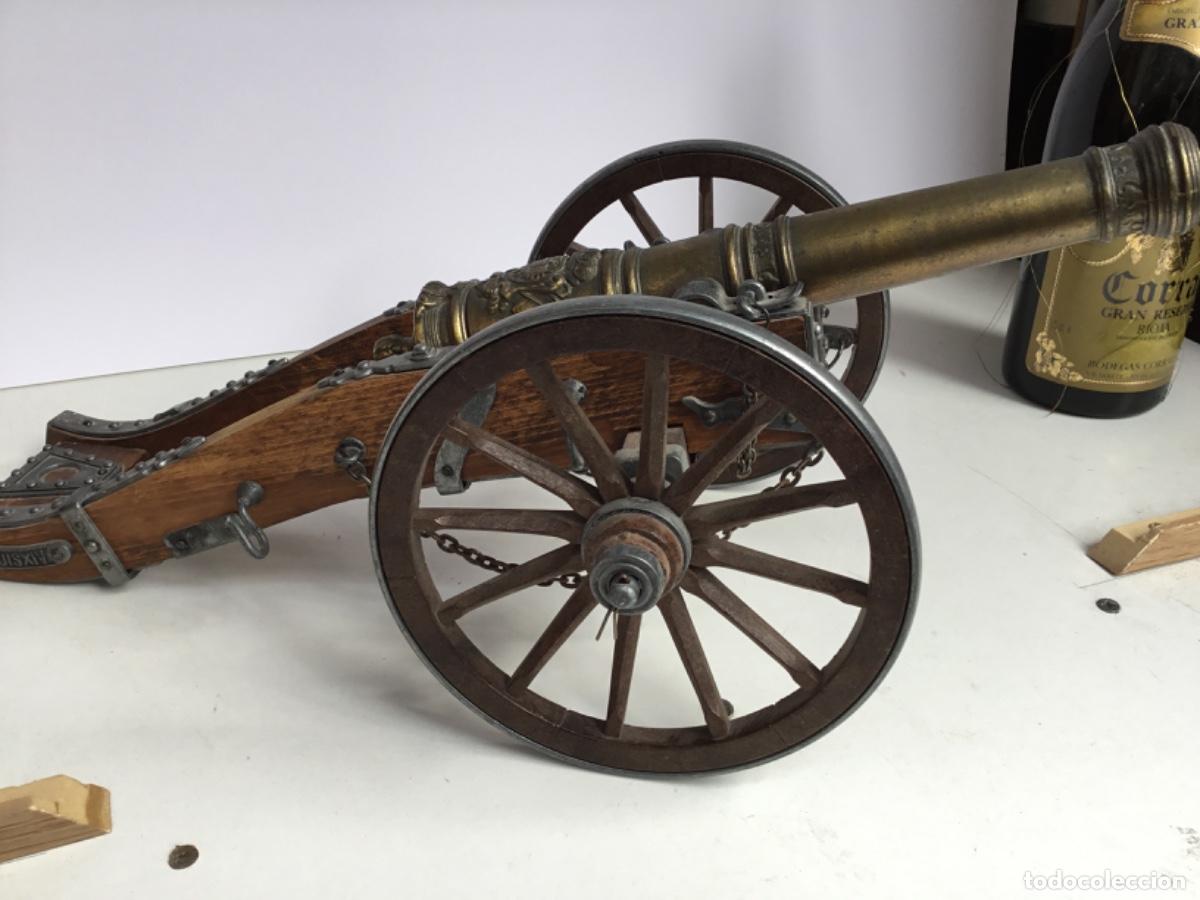 Militaria: Ca&ntilde;on bronce y madera luis XIV - Foto 11