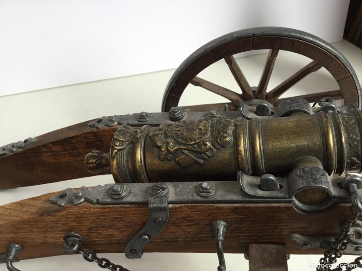 Militaria: Ca&ntilde;on bronce y madera luis XIV - Foto 12