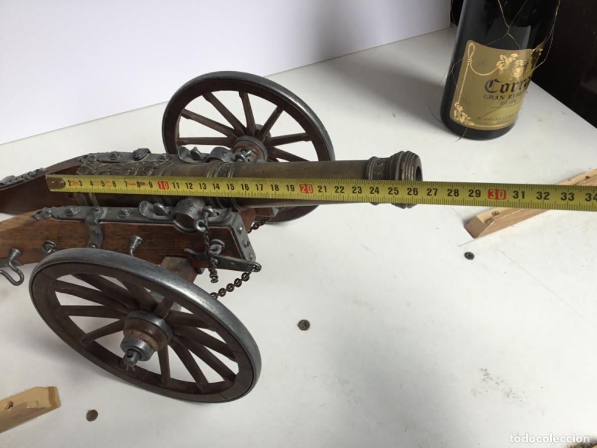 Militaria: Ca&ntilde;on bronce y madera luis XIV - Foto 14
