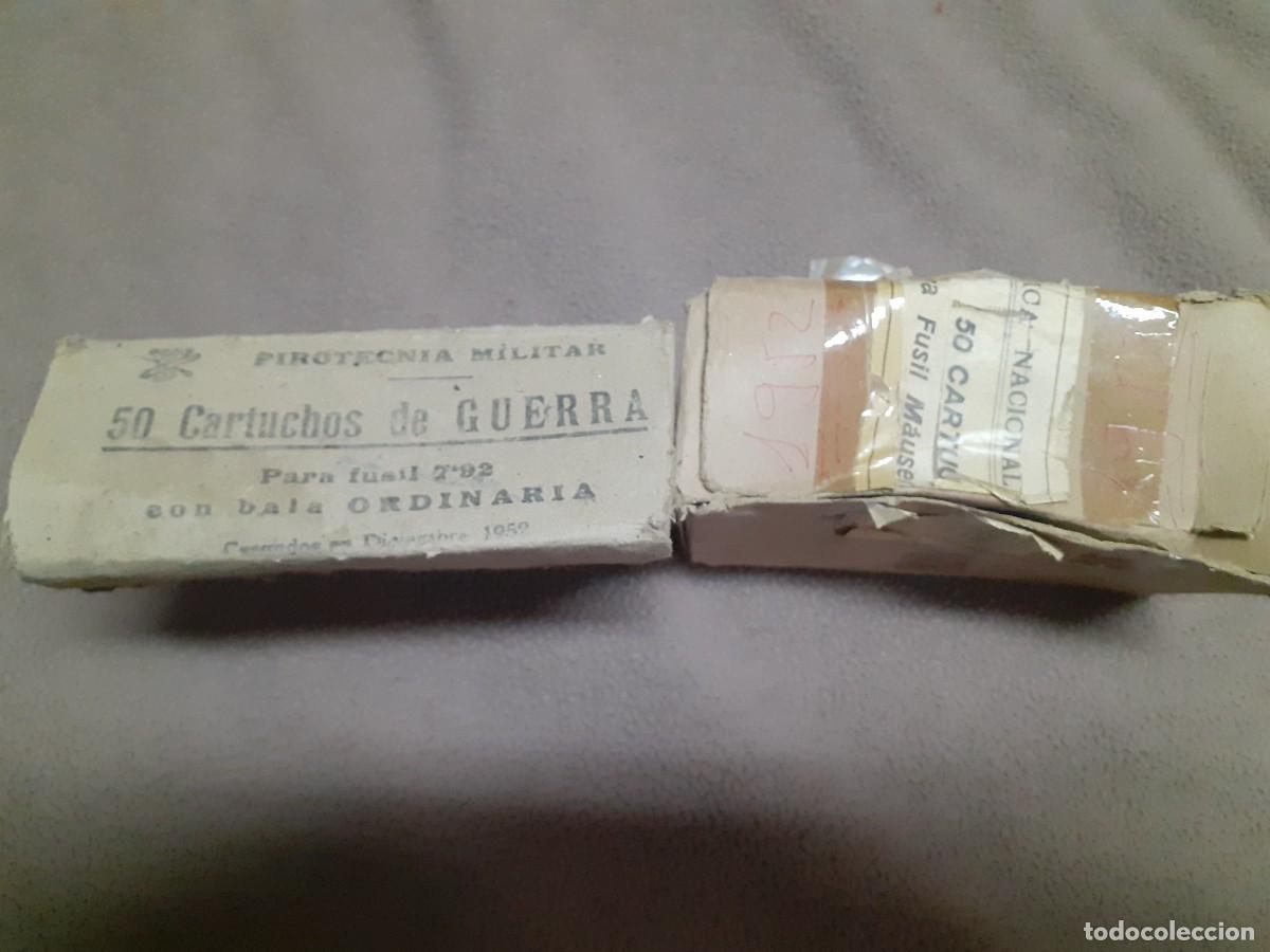 Militaria: Cajas para 50 cartuchos - Foto 1