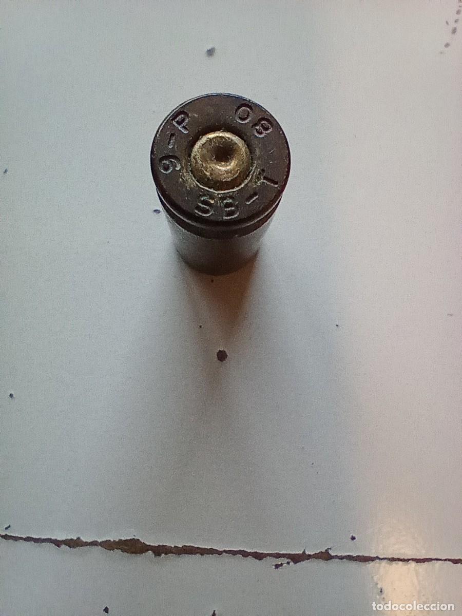 Militaria: CASQUILLO BALA 9MM SANTA BARBARA - Foto 1