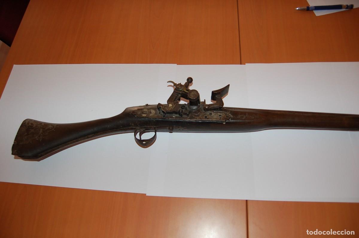 Militaria: Espingarda &aacute;rabe de pedernal - Foto 2