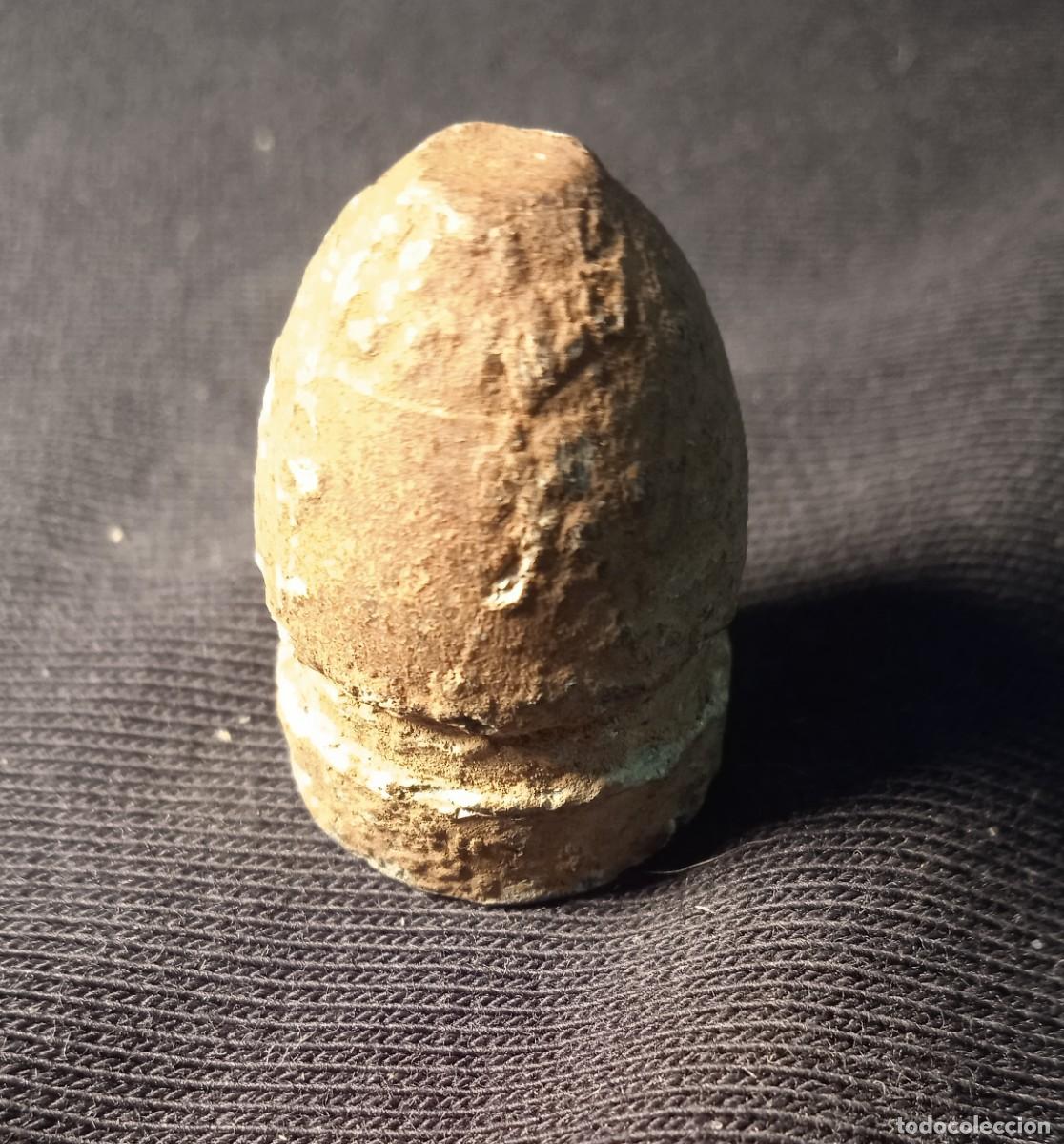 Militaria: Gran bala minie plomo. - Foto 2