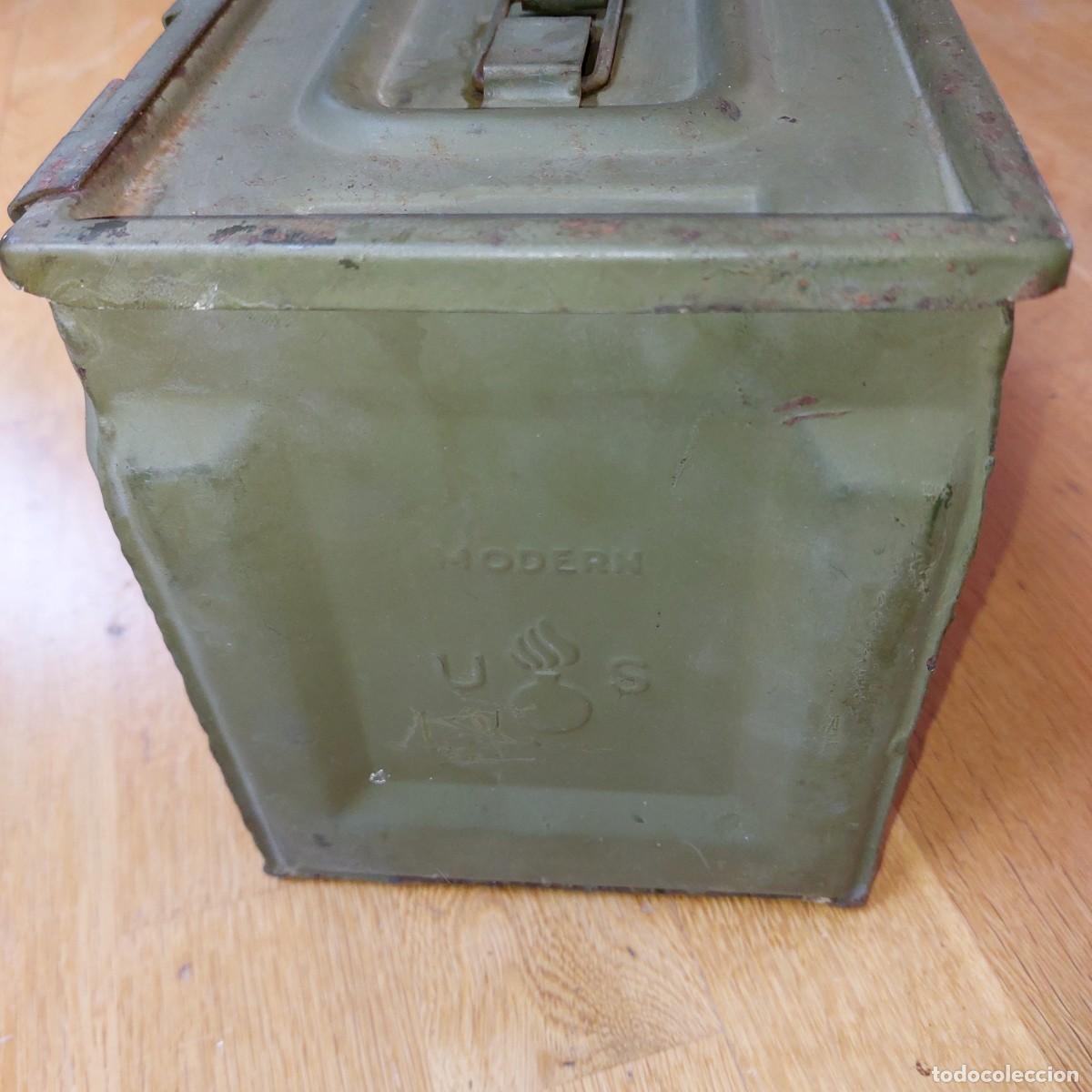 Militaria: Caja de municion M2 para calibre .50 (2) - Foto 2