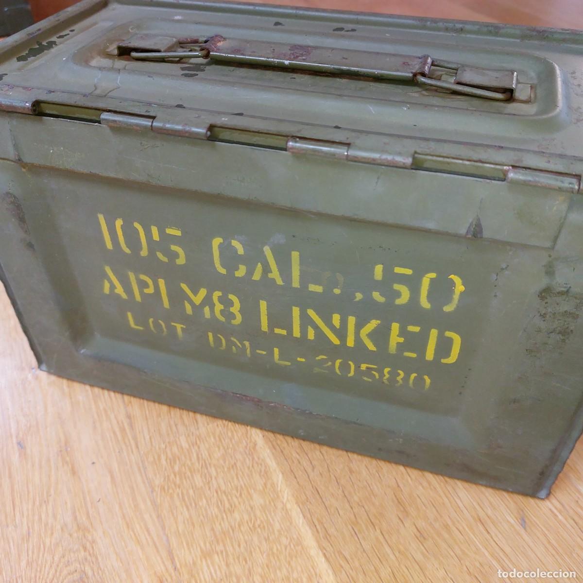 Militaria: Caja de municion M2 para calibre .50 (2) - Foto 3