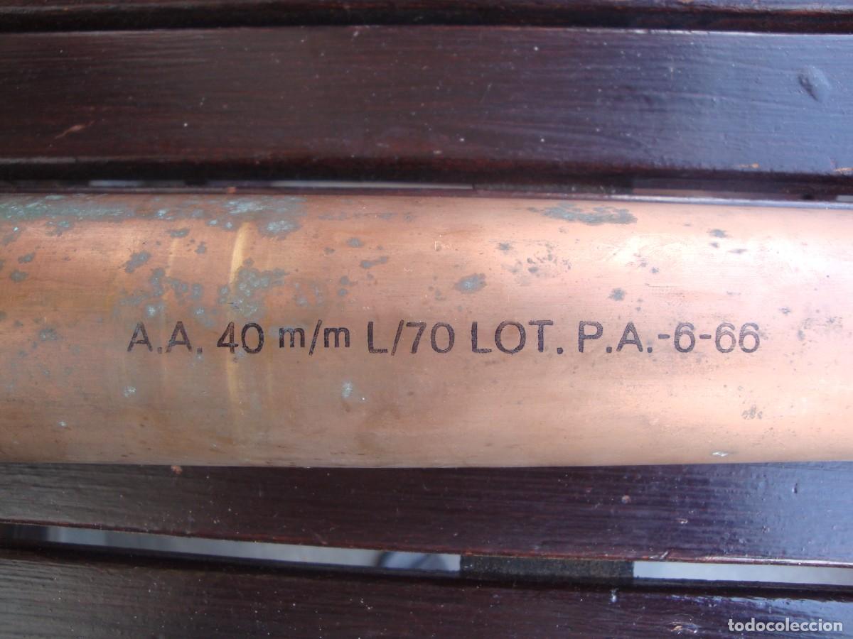 Militaria: VAINA DE MORTERO DE 40 M/M - Foto 2