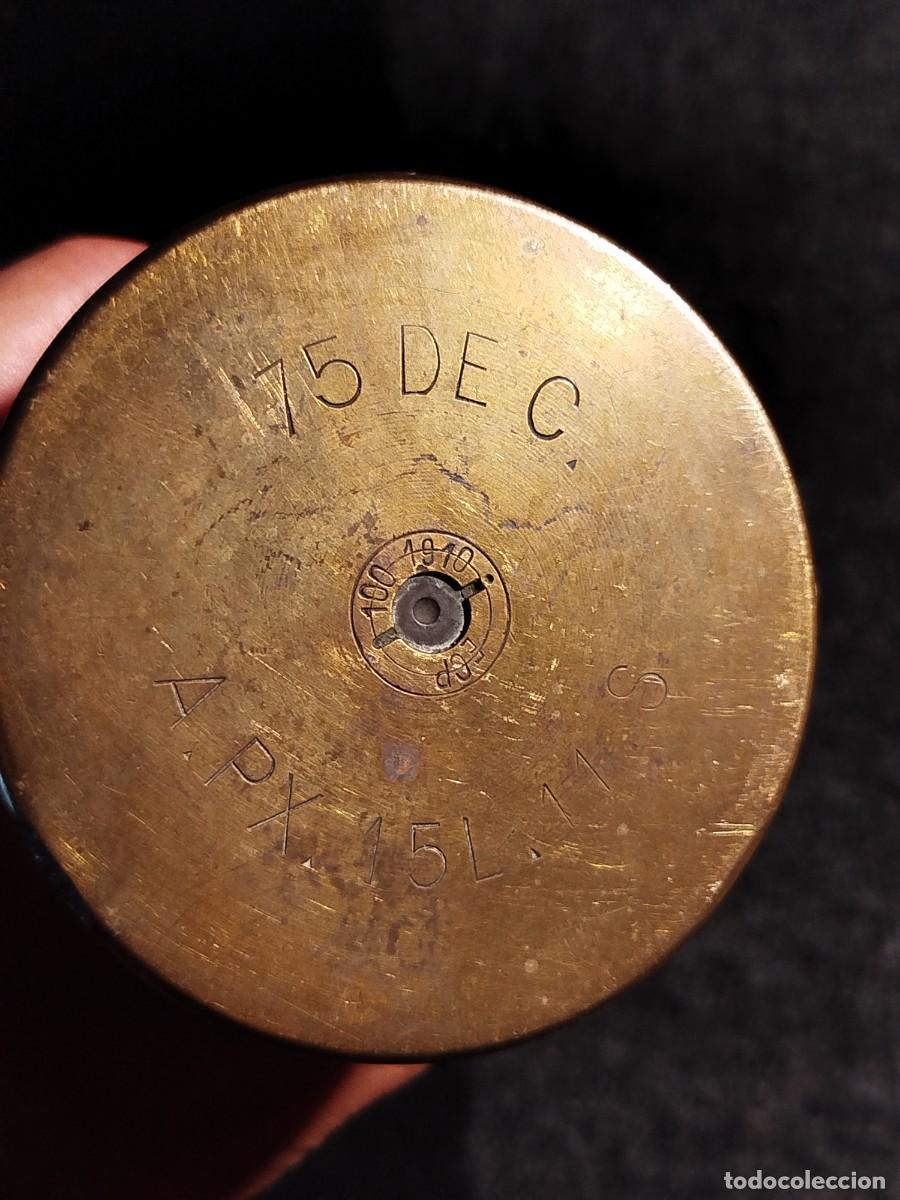 Militaria: WWI. Casquillo transformado en cantimplora. - Foto 6