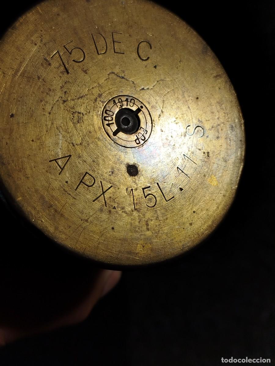Militaria: WWI. Casquillo transformado en cantimplora. - Foto 7