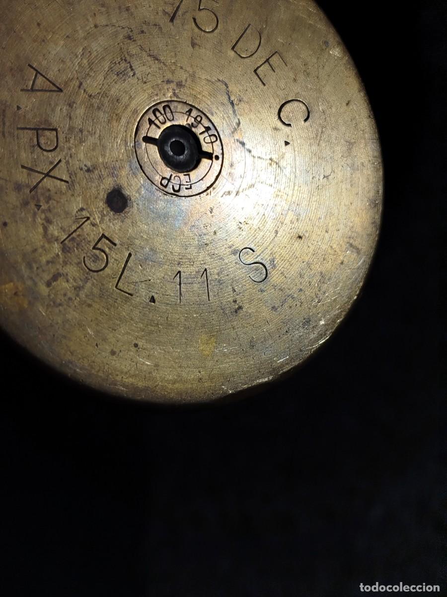 Militaria: WWI. Casquillo transformado en cantimplora. - Foto 8