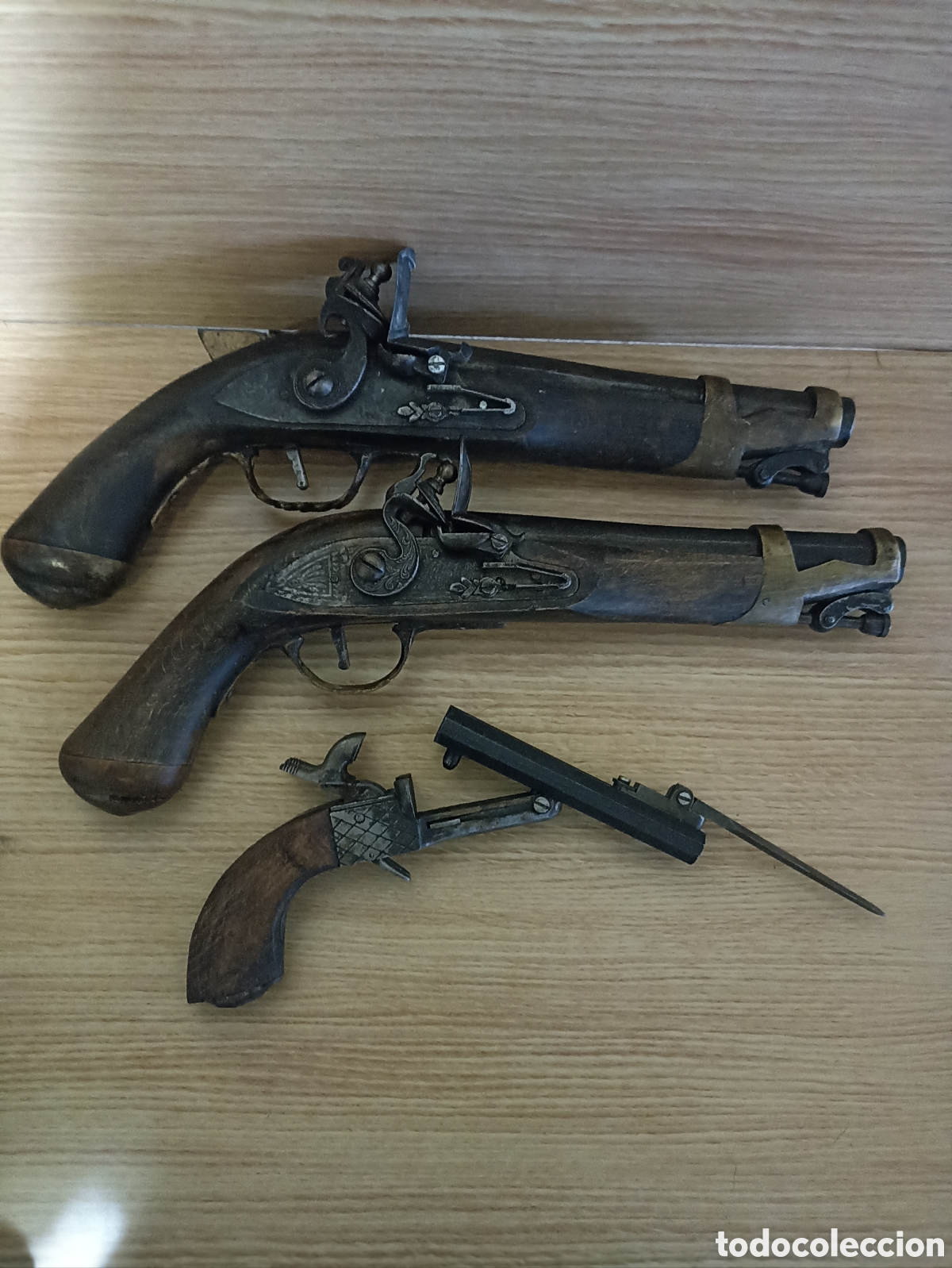 Militaria: Pistolas de chispa para colecci&oacute;n - Foto 1