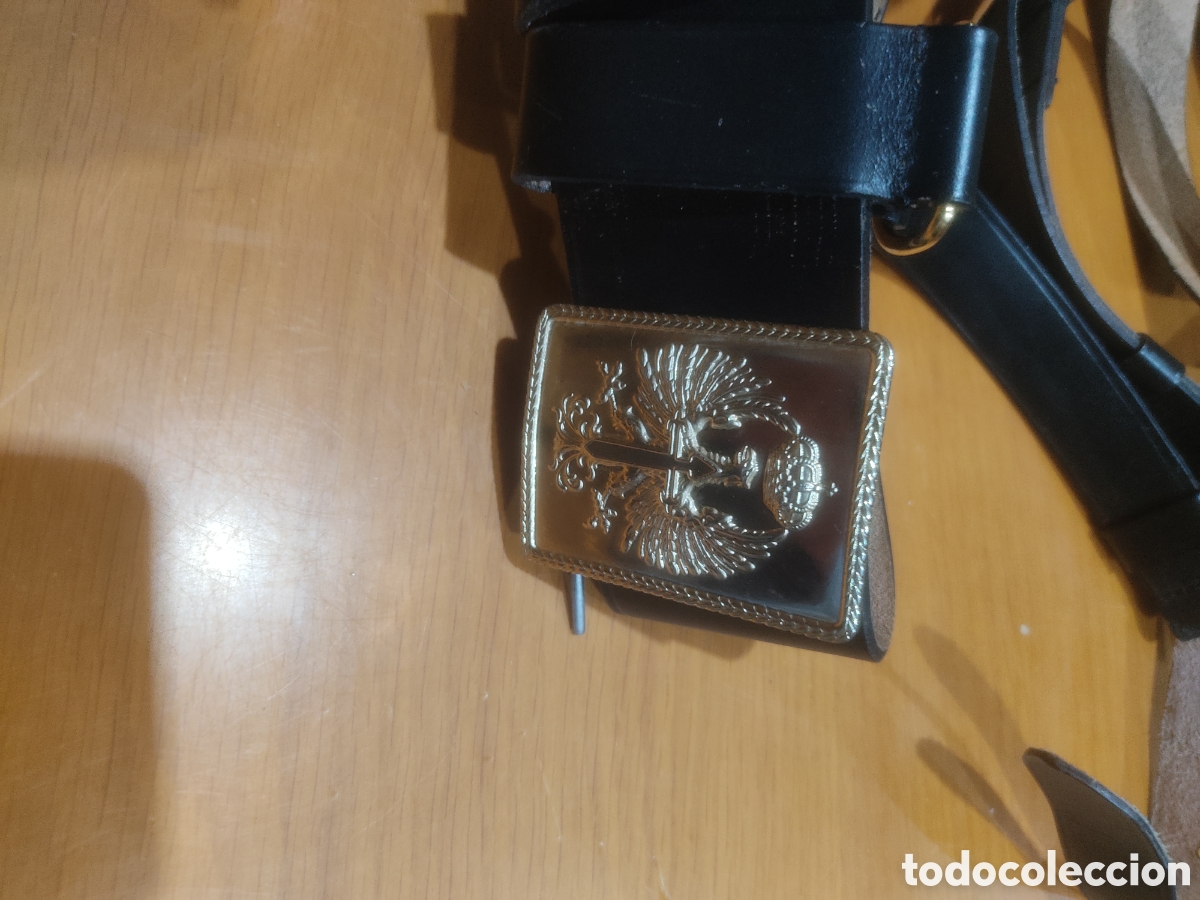 Militaria: Cartuchera ejercito de cuero - Foto 4