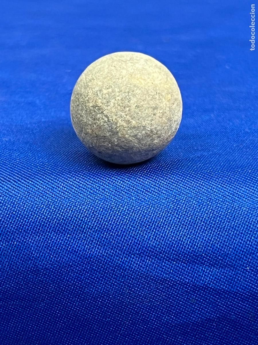 Militaria: PEQUE&Ntilde;A BOLA BALA DE AVANCARGA SIGLO