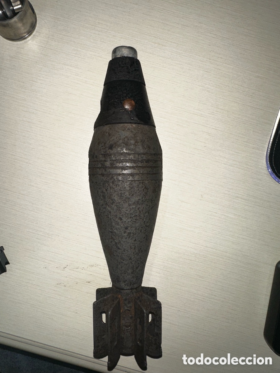 Militaria: Bala de mortero inerte 60mm m49a2 ww2