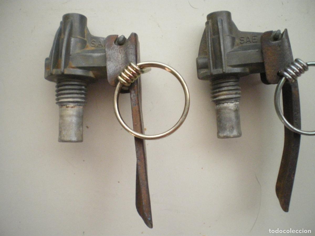 Militaria: LOTE 2 ESPOLETAS GRANADA MANO FRANCESAS, INERTE