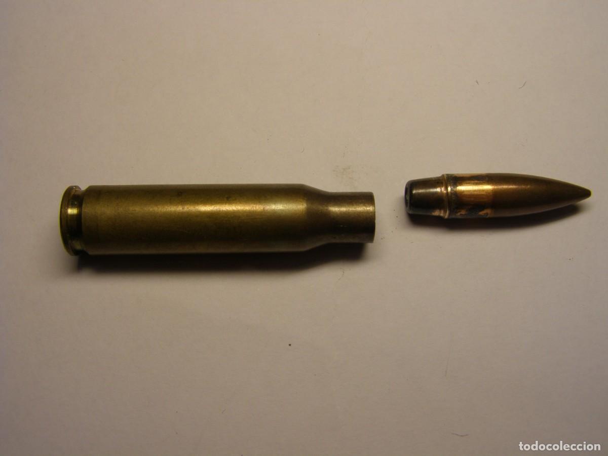 Militaria: Cartucho inerte, calibre 7.62 x 51 mm. Lapua.