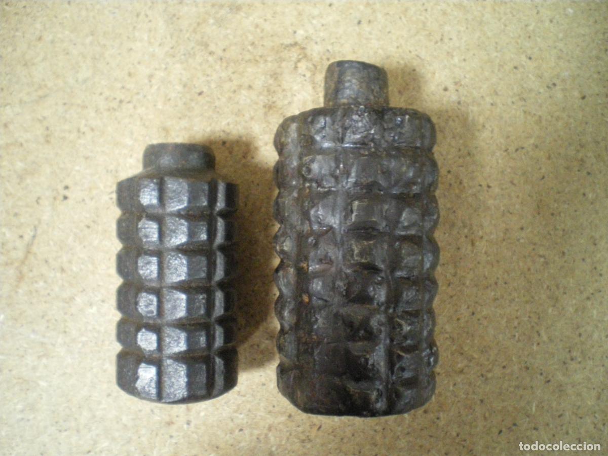 Militaria: GRANADA SUPERCILINDRICA GUERRA CIVIL, INERTE