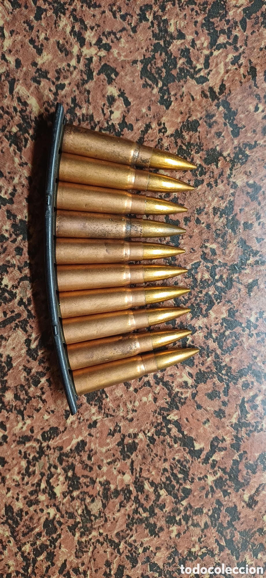 Militaria: Peine de munici&oacute;n inerte 7,62x39 AK47 Simonov SKS