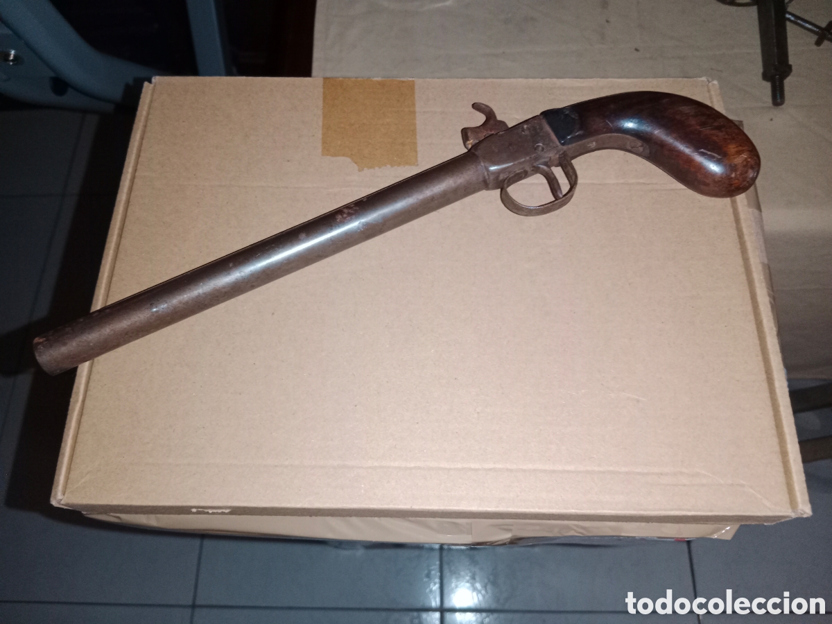 Militaria: Antigua Pistola o Cachorrillo, siglo XVIII o XIX ..
