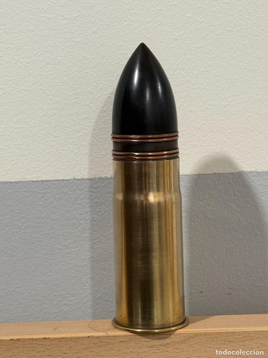 Military Antiques: 37x94R HOTCHKISS PERFORANTE FRANCESES 1&ordf; GM 1918 Inerte.