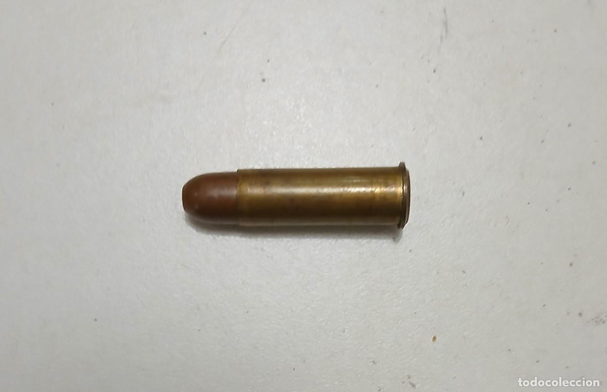 Militaria: marcaje: SFM * GG *. Cartucho franc&eacute;s INERTE y percutido calibre 8 x 27R, Guerra Civil.