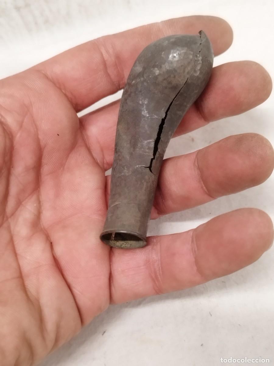 Militaria: Antigua polvera, polvorera a restaurar. - Foto 2