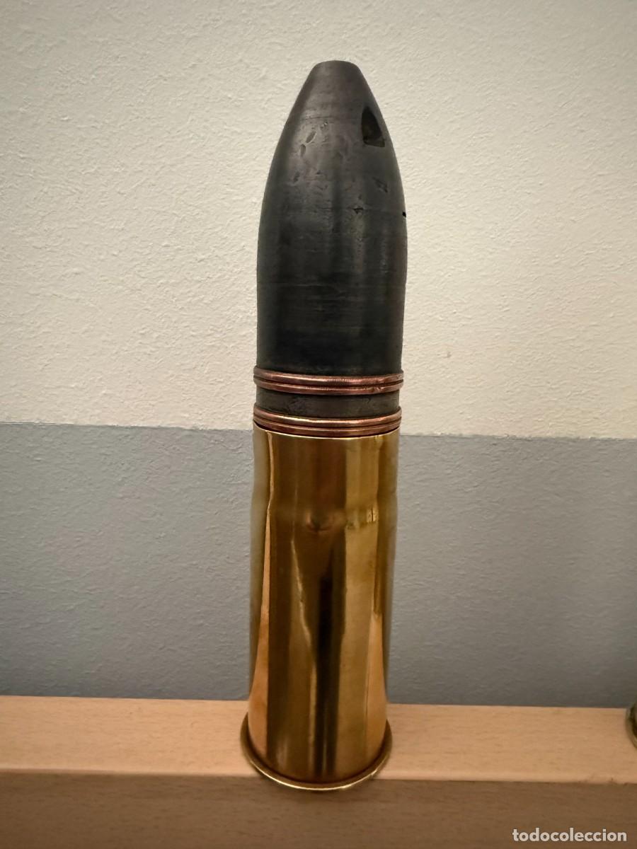 Militaria: 37X94R HOTCHKISS ROMPEDOR FRANCESES 1&ordf; GM 1917 INERTE.