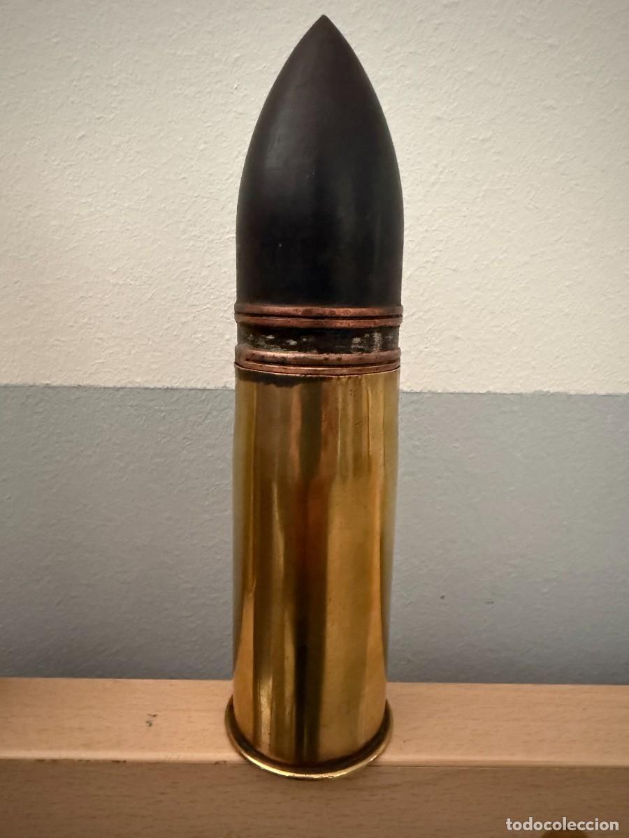 Militaria: 37x94R HOTCHKISS PERFORANTE ROMPEDOR FRANCESES 1&ordf; GM 1918 Inerte.