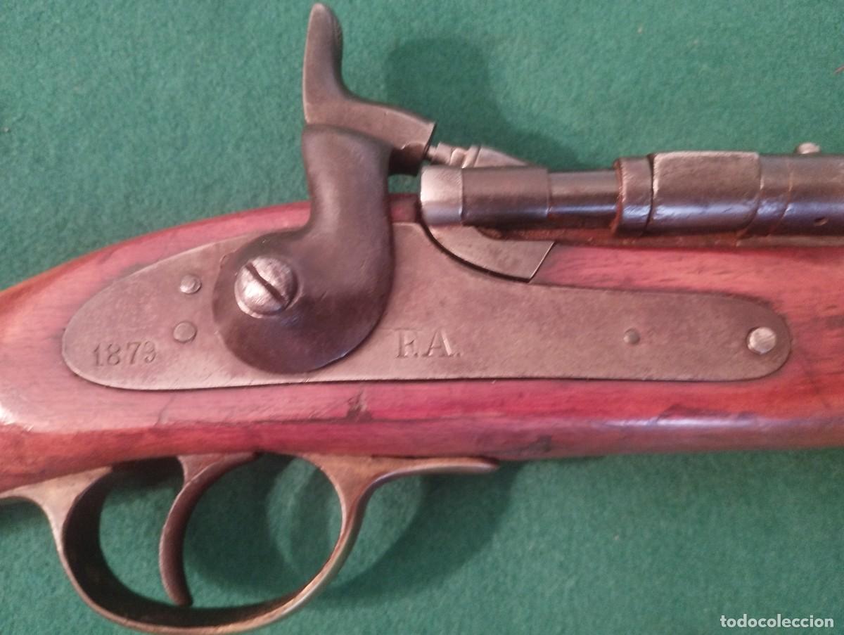 Militaria: Mosqueton de Artilheria Enfield-Snider, modelo portugu&eacute;s F.A., de dos bandas 1879.