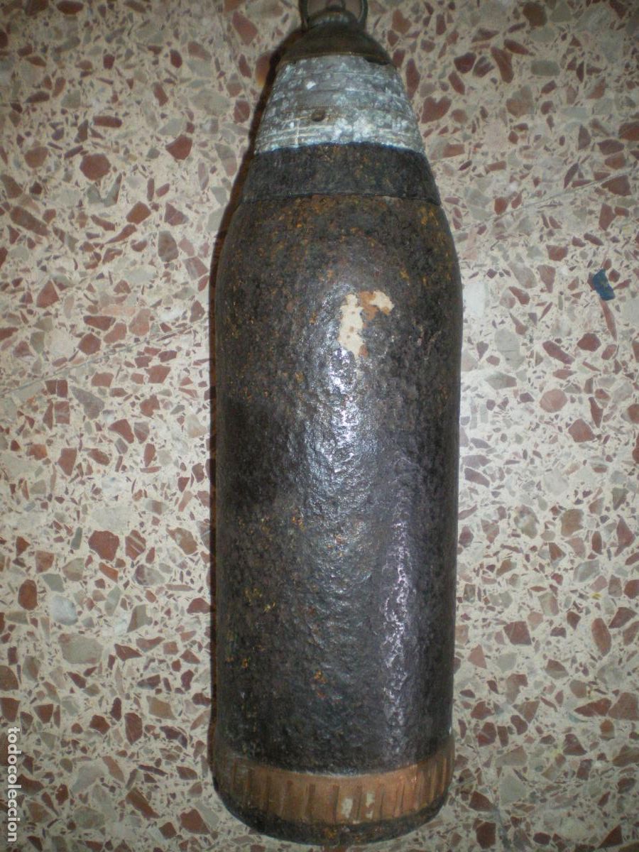 Militaria: GRANADA METRALLA SCHNEIDER PUTILOV 122 MM, INERTE