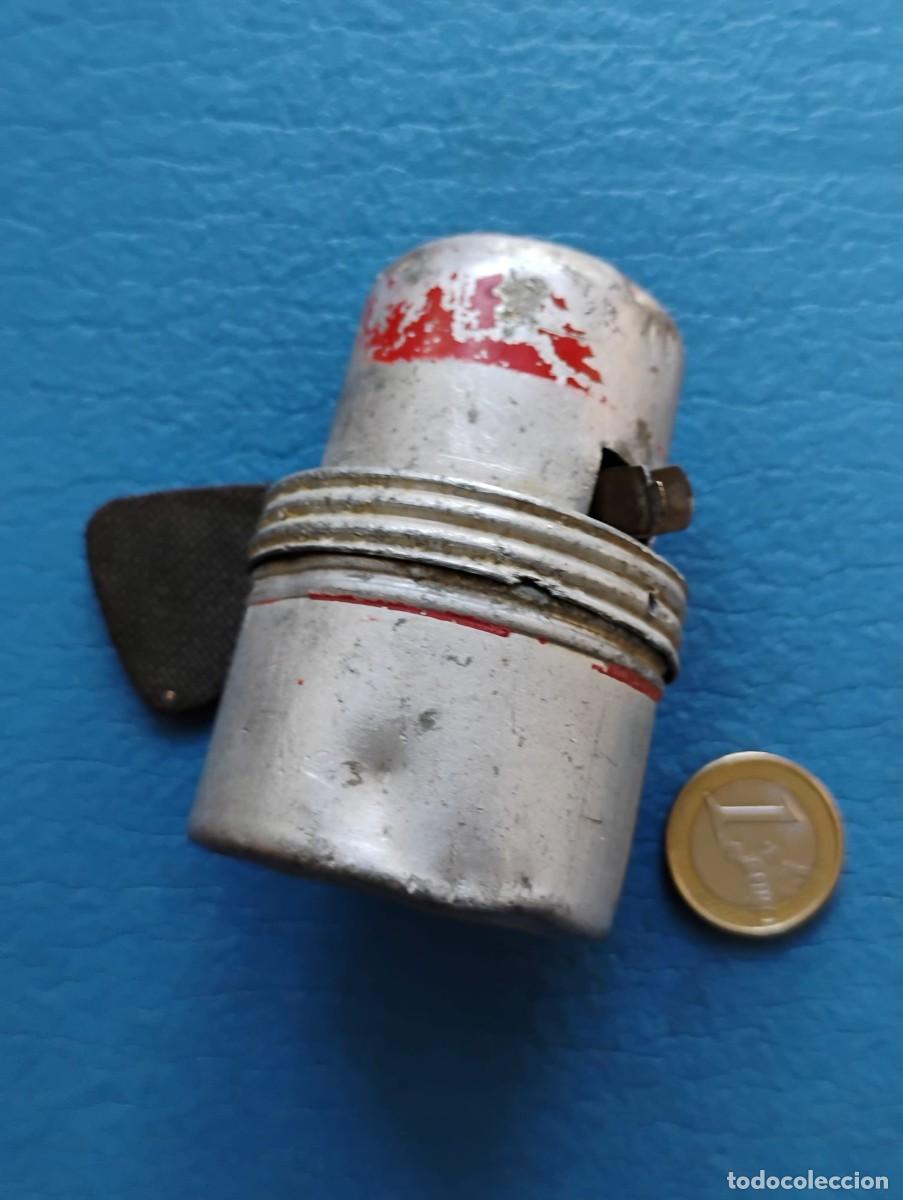 Militaria: ANTIGUA CARCASA DE BOMBA CILINDRICA - ITALIANA? (VACIA)