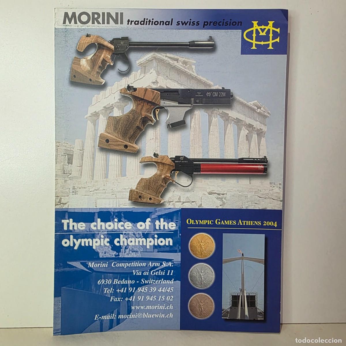 Militaria: Cat&aacute;logo Morini precisi&oacute;n suiza tiro deportivo 2004 original