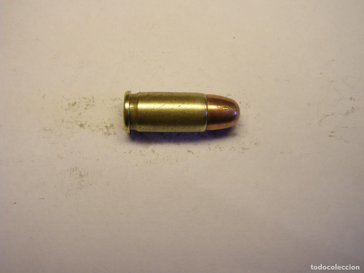 Militaria: Cartucho inerte, calibre 7.65 brodwing o 32 ACP.