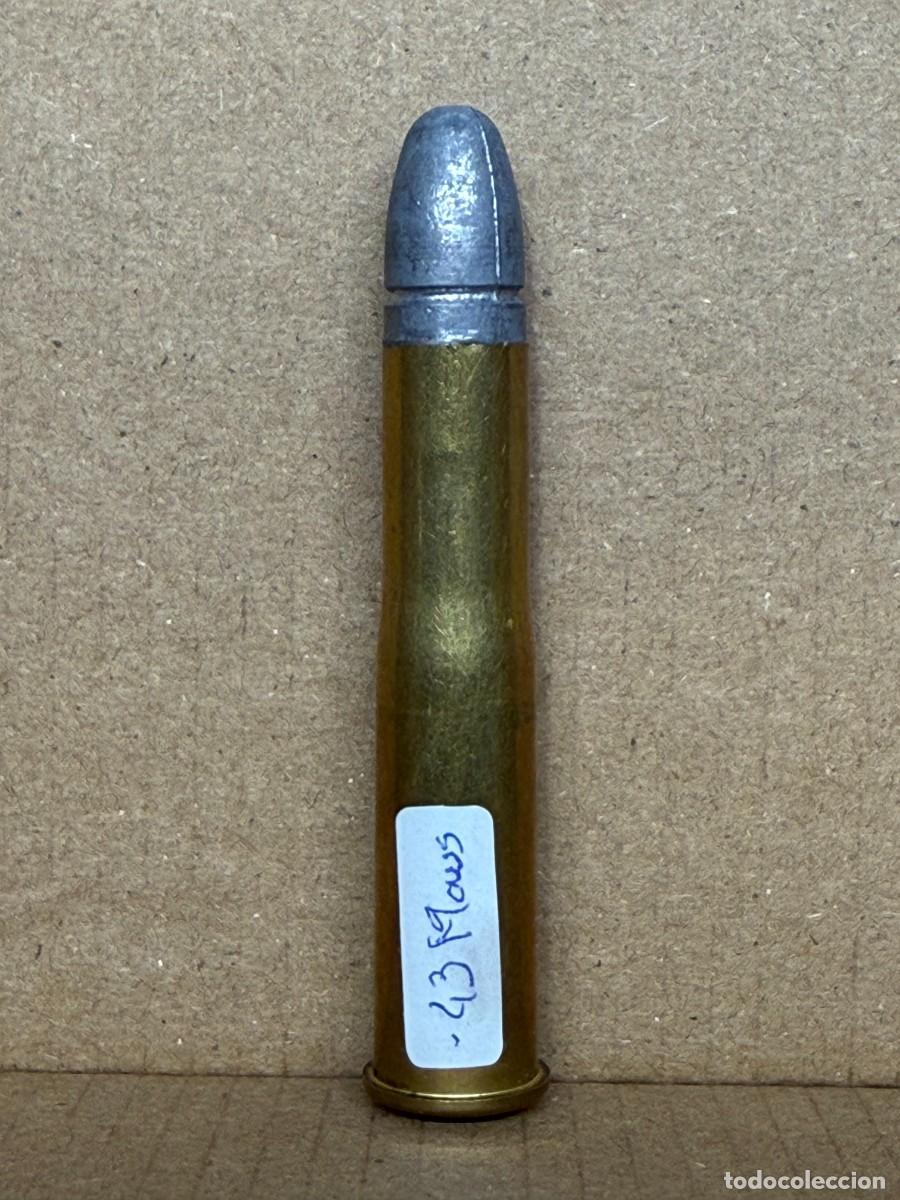 Militaria: .43 - 11 x 60 R Mauser calibre deportivo y militar Inerte para colecci&oacute;n.