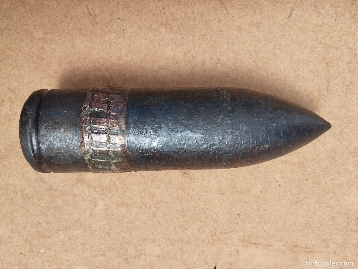 Militaria: Proyectil 47 mm Vickers Nordenfelt