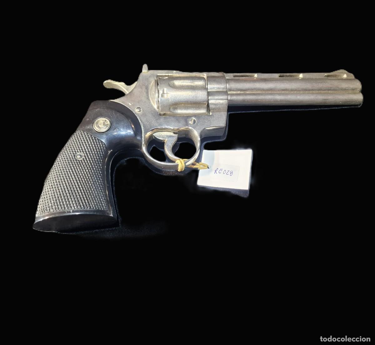 Militaria: Revolver (Replicca funcional) Colt Python cromada - Foto 1