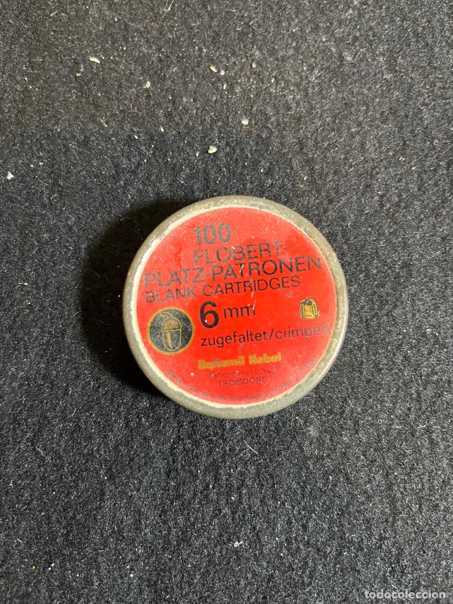 Militaria: Caja cartuchos Flobert 6mm RWS Dynamit Nobel Alemania militaria vintage municion
