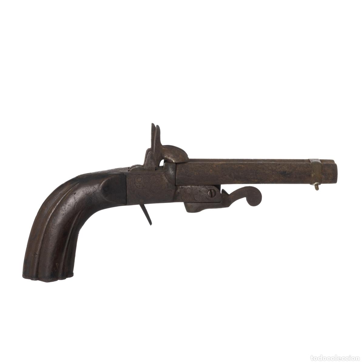 Militaria: Pistola de viaje - siglo XIX