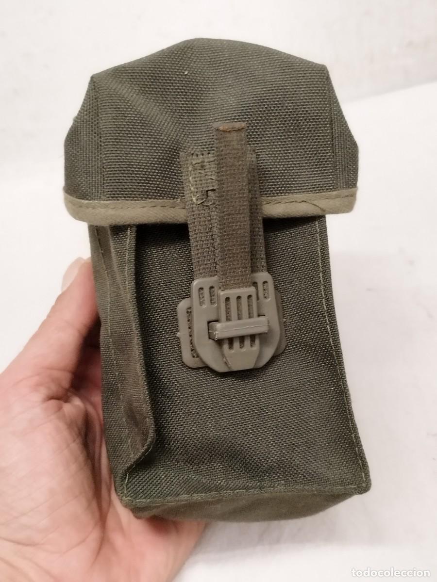 Militaria: Antigua cartuchera militar a identificar. Tasche magaz&iacute;n G3 05/88.