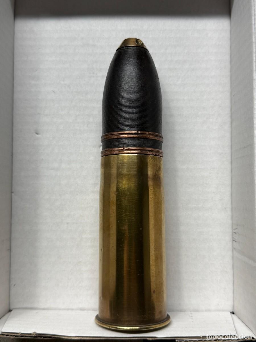 Militaria: 37x94R HOTCHKISS ROMPEDOR FRANCESES 1&ordf; GM 1918 Inerte.